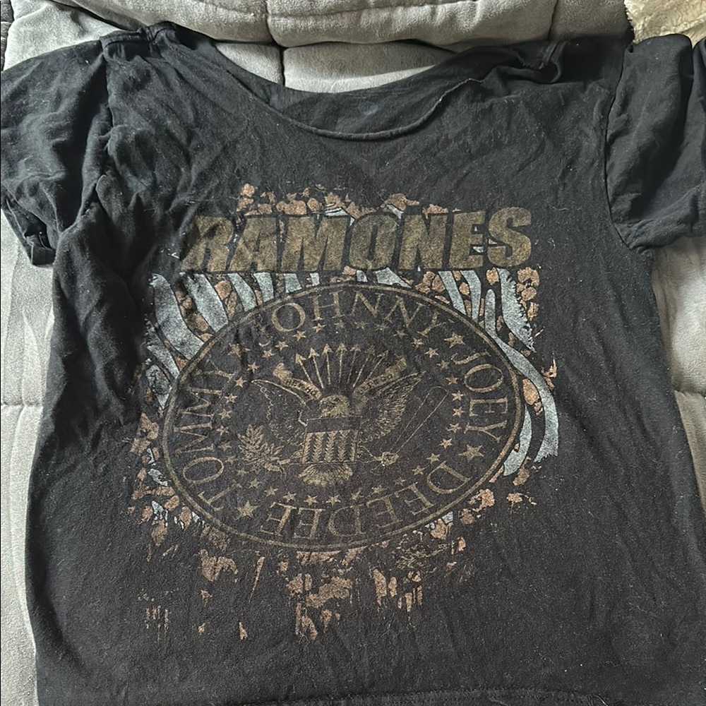 Black Ramones Graphic T-Shirt